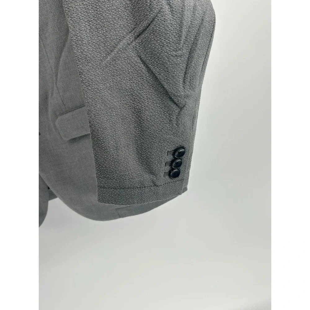 ONS‎ Clothing Blazer O.N.S Men's Gray Unstructured Stretch Size Medium MSRP $268